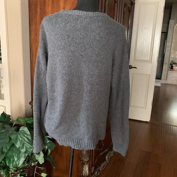 Vince Camuto Knit Gray Sweater - Picture 3 of 10
